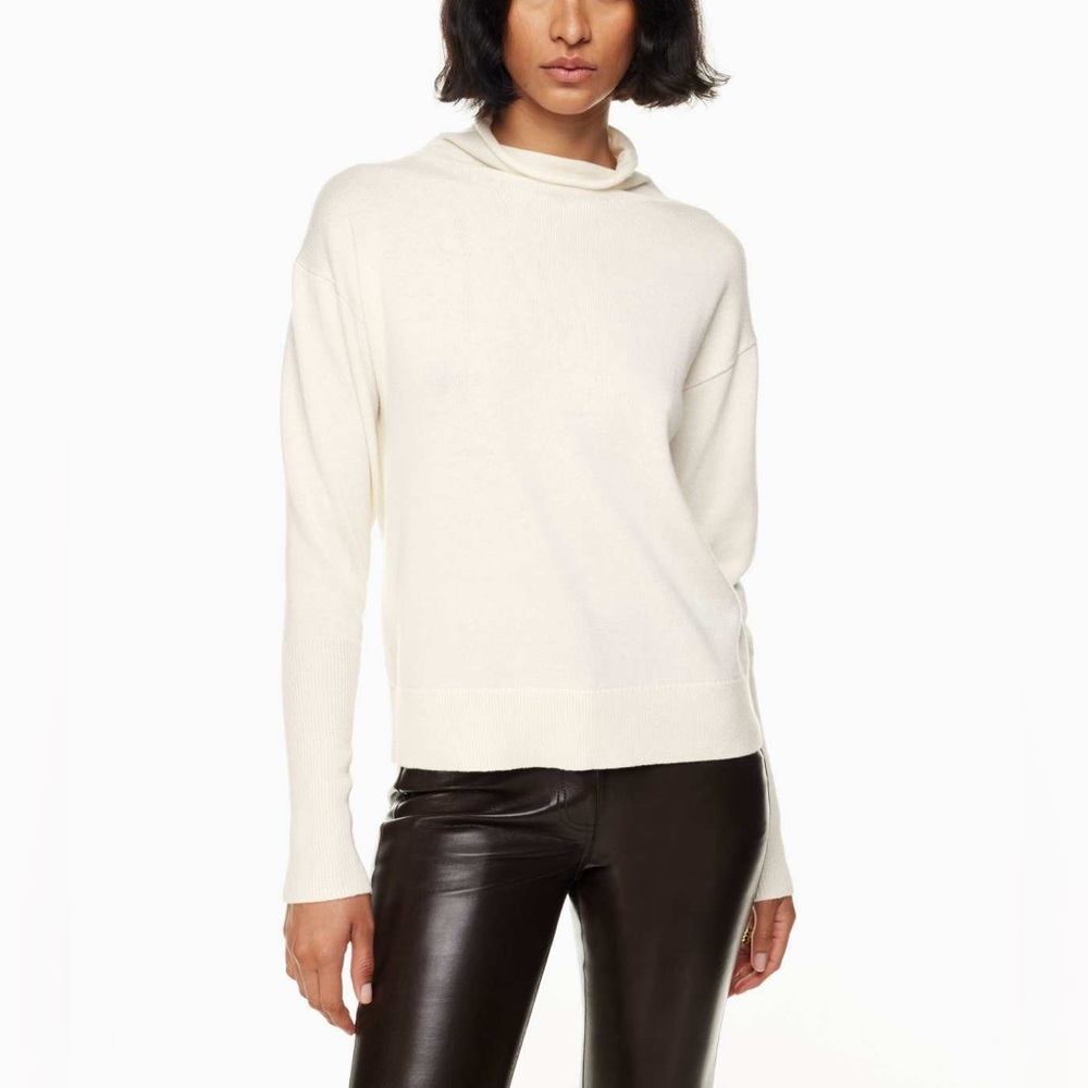Aritzia Wilfred Cyprie Sweater in Light Birch